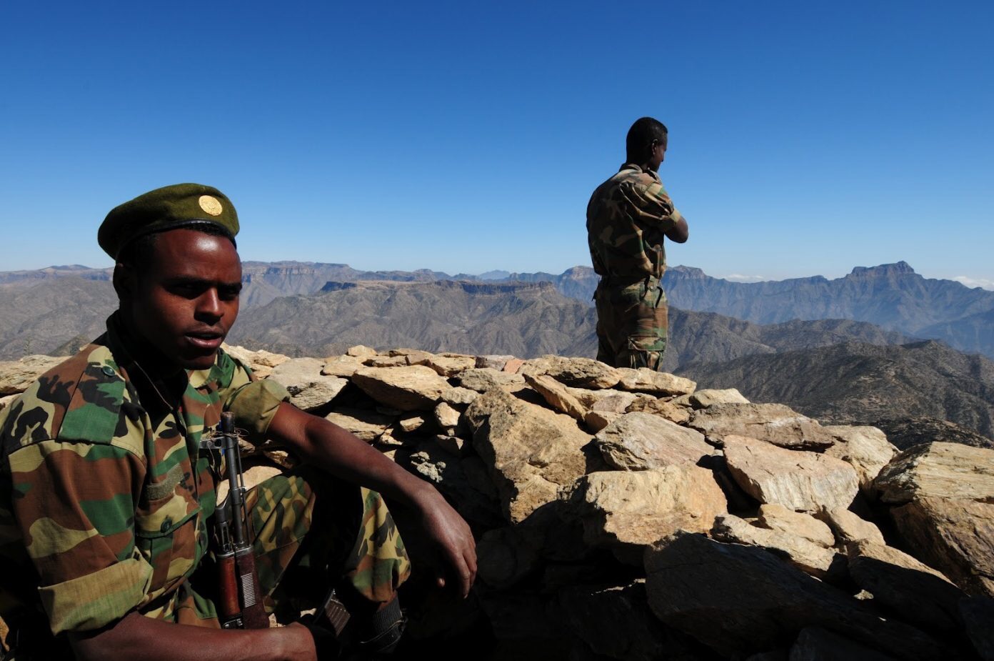 Soldati dell’esercito etiope