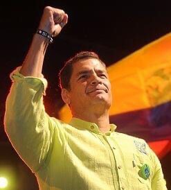 L’ex presidente dell’Ecuador Rafael Correa