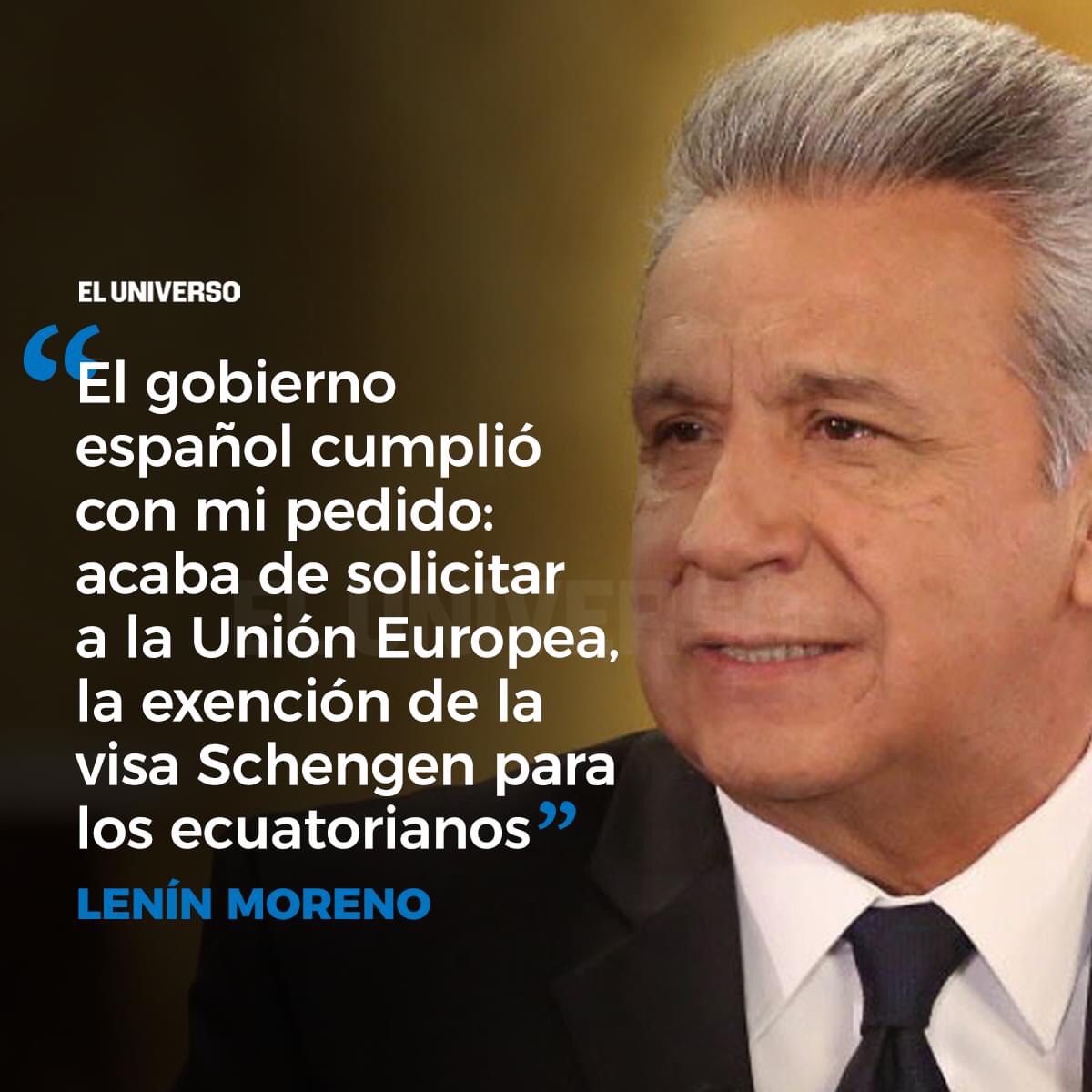 Il presidente ecuadoriano Lenin Moreno
