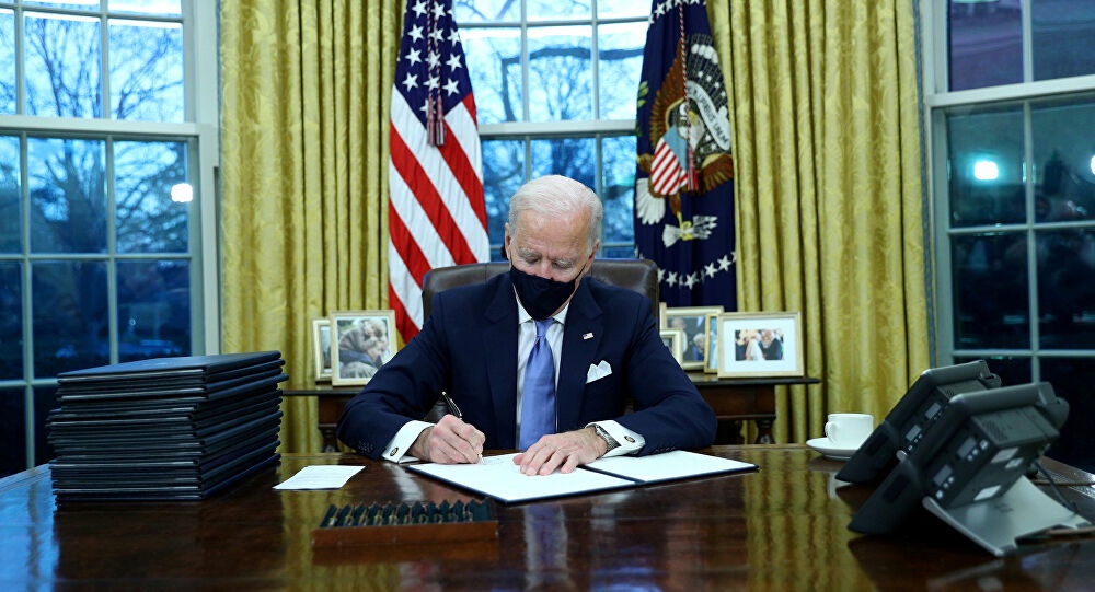 Il presidente degli Stati Uniti Joe Biden
