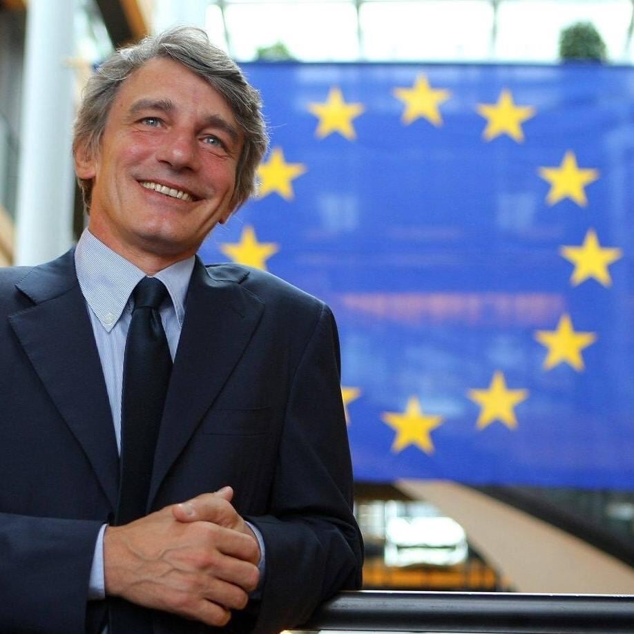Il Presidente del Parlamento Europeo David Sassoli