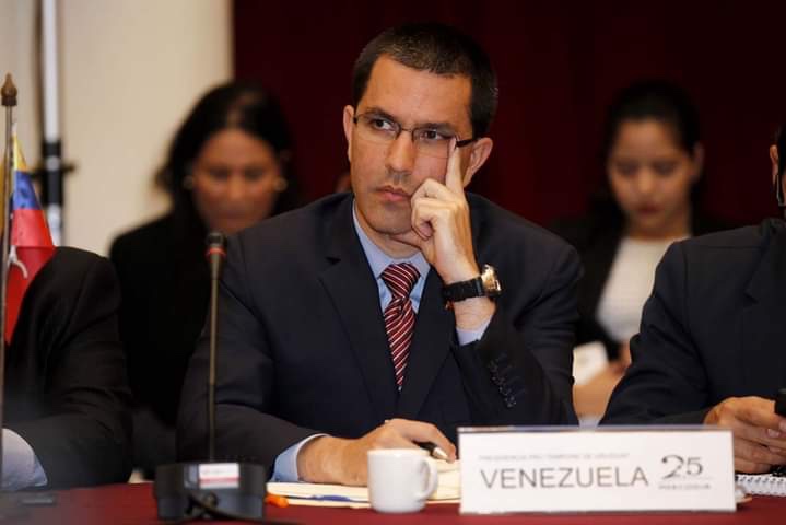 Il Cancelliere venezuelano Jorge Arreaza