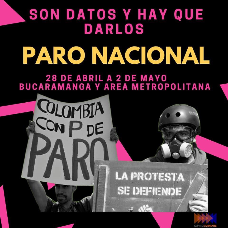 Manifestazione in Colombia
