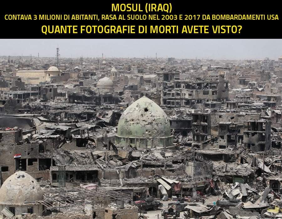 Bombardamenti Nato su Mosul Iraq