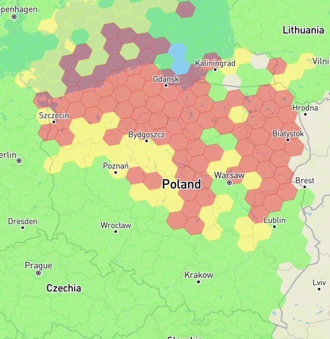 Cade il segnale GPS in Polonia